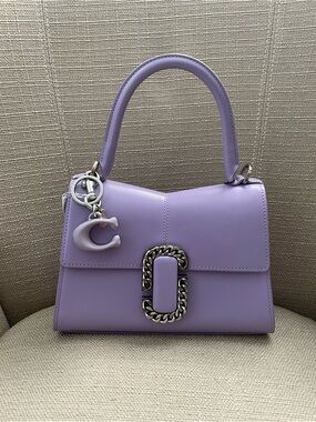 Marc by Marc Jacobs The St Marc Top Handle bag In Colour Lavender NWT